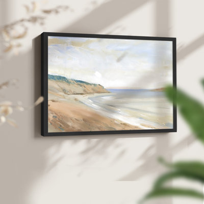 Shoreline Study I -Framed Print - Restickable