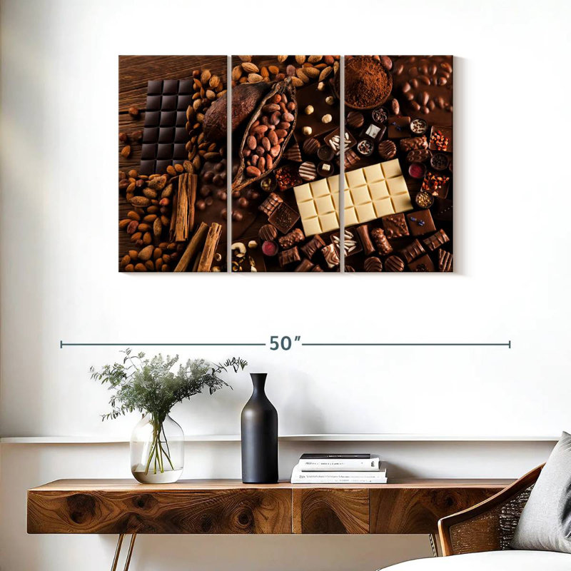 Yarlin Chocolate Bliss, 24" H x 38" W