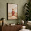 Figure in Desert Light Minimalist - Wrapped Canvas-963627769-963627768