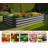 71 In. X 36 In. X 12 In.rectangle Metal Raised Garden Bed（2Pack）-960677142-960677141
