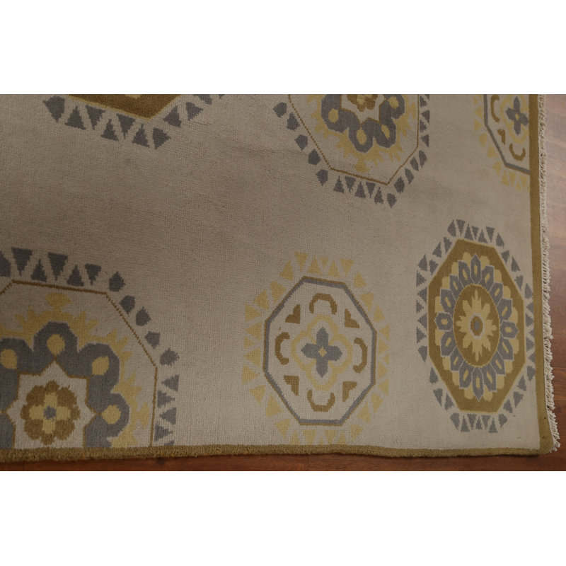 One-of-a-Kind 8'0'' X 10'6'' New Age Wool Area Rug in Beige
