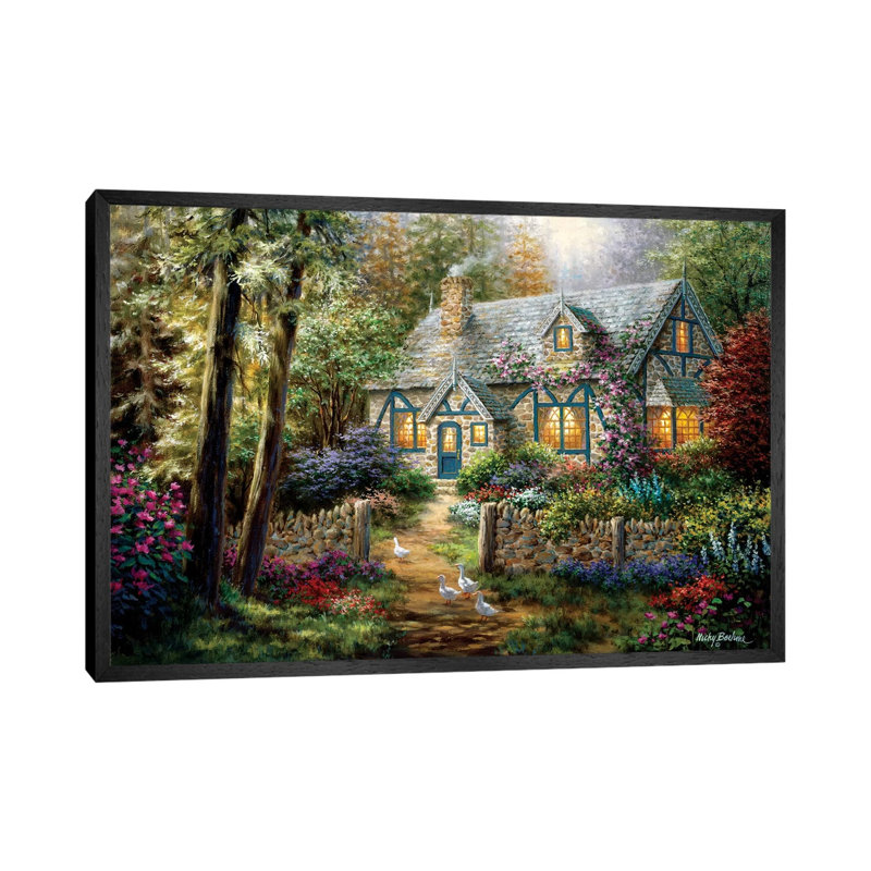 A Country Gem by Nicky Boehme - Gallery-Wrapped Canvas Giclée on Canvas, 66.04 cm H x 45.72 cm W, Black Framed