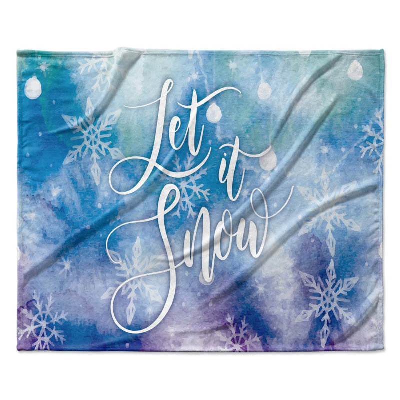 Jeté Let it Snow, l 50 po x L 60 po
