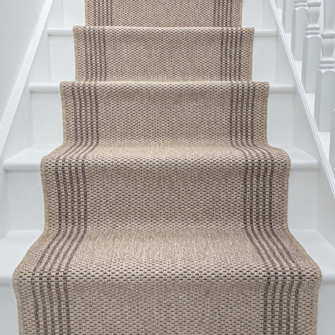 Natura Beige Stair Runner – Hardwearing, Non-Slip & Durable Carpet for Stairs & Staircases, Multiple Lengths