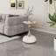 Table de bout en fer Fiontan Luxury Design, table d'appoint ronde minimaliste pour petits espaces-1623532756