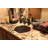 15.5" Hexagon Under Counter Hammered Copper Bathroom Sink