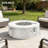 38.19'' MGO Propane Outdoor Fire Pit-1127947096