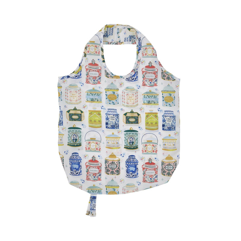 Tea Tins Cotton Picnic Tote Bag