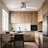 Doras 52" 3-Blade Flush Mount Ceiling Fan with LED Lights and Remote Control-1616937301