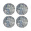Sous-verres ronds en cuir végétalien Impressionnisme Opulence-119015401