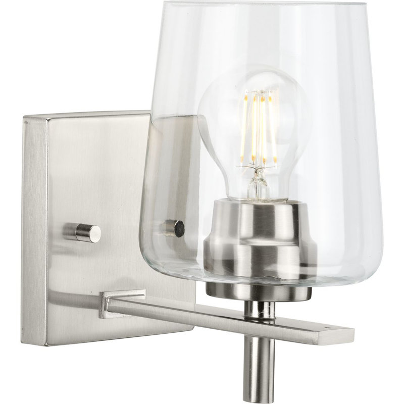 Larned Dimmable Vanity Light, Brushed Nickel