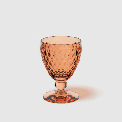Verre à eau safran Villeroy & Boch Boston, ensemble de 4, 13,5 oz