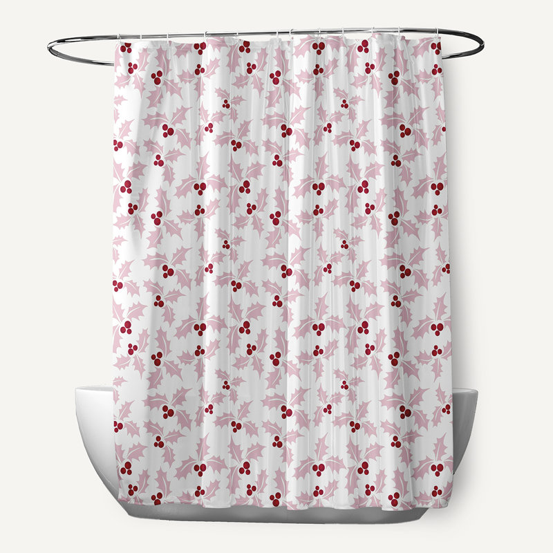 Rideau de douche Holly Bush, Rose clair
