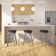 Jamieson Swivel Backless Counter & Bar Stool