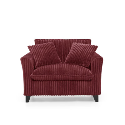 46" W Corduroy Armchair