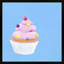 Bubble Gum Cupcake Print by Katy Montica-1619139504-1619139505