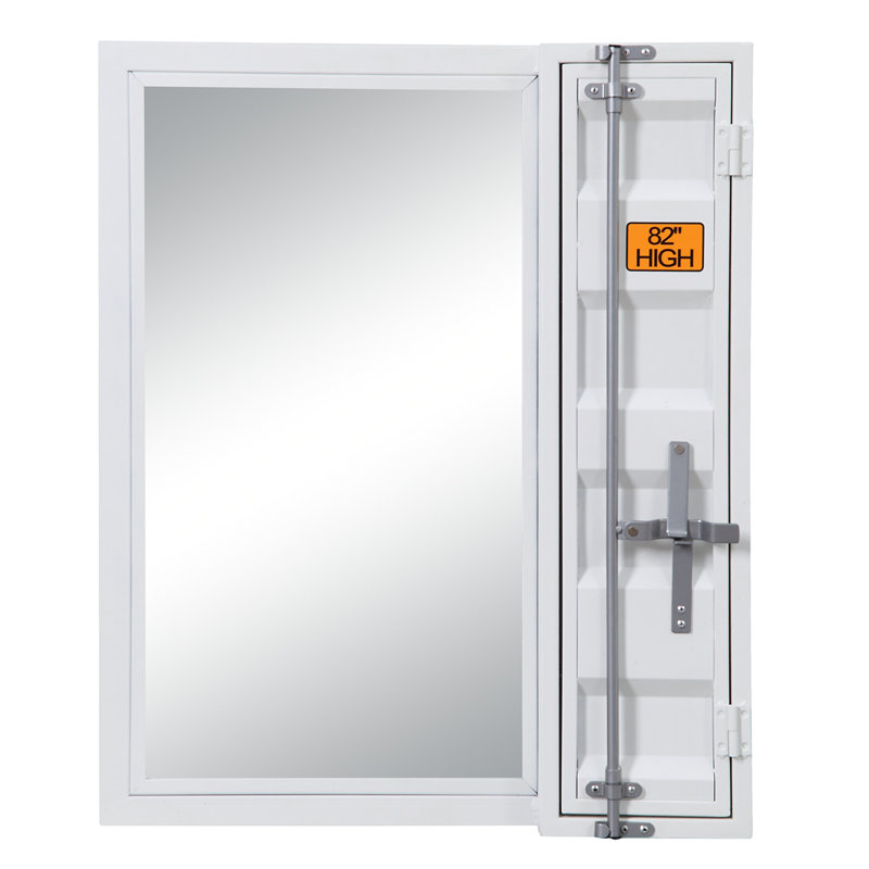 Miroir de salle de bain Cargo, Blanc
