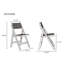 Ensemble de 2 chaises pliantes naturelles