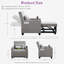 Convertible Chair 3 in 1 Sleeper Chair Bed with Adjustable Backrest Pull Out Convertible Chair for Small Space Living Room-121517227-128216651