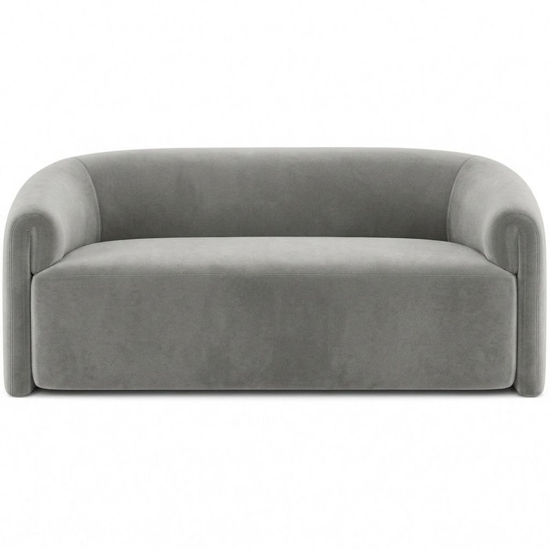Solid Velvet | Velluto Fabric, Aluminum