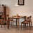 The vintage black walnut dining table-106259274