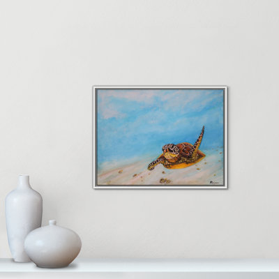 Rashebia Sea Turtle Print by Mike Ragan for