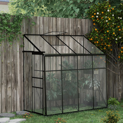 50' D Lean-To Greenhouse