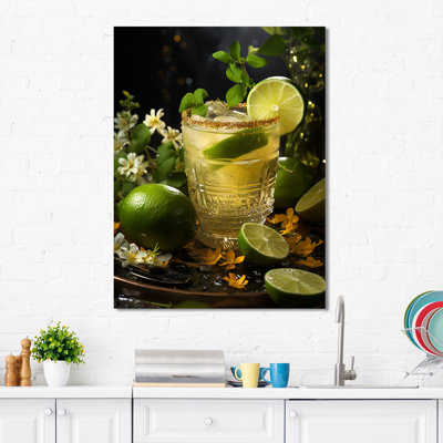 Citrus Margarita Burst Cocktail - Cocktails Wall Art