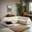Canapé modulaire rembourré en U de 111 po pour salon-2094760609