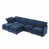 Polyester bleu foncé est en rupture de stock