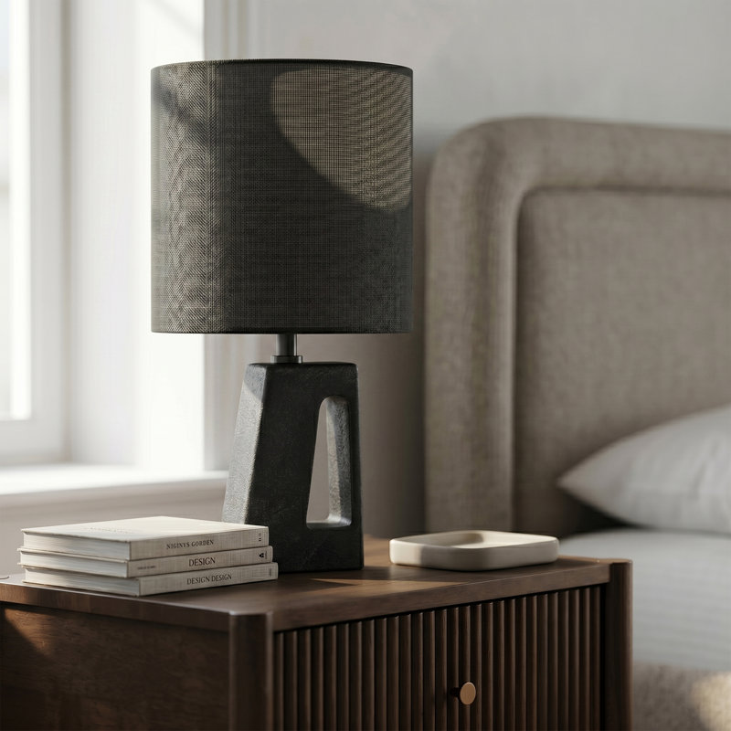 Lampe de table Sid, Black, Black