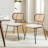 Bedran Vegan Leather Side Chair Dining Chair-519516346