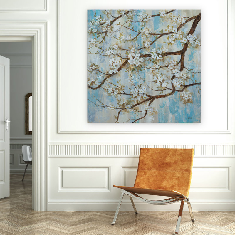 «Spring in Bloom», reproduction de peinture à l'huile sur toile tendue, H 16 po x l 16 po x P 1,5 po