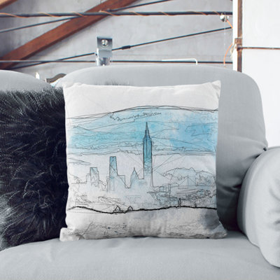 Abstract Square Cushion