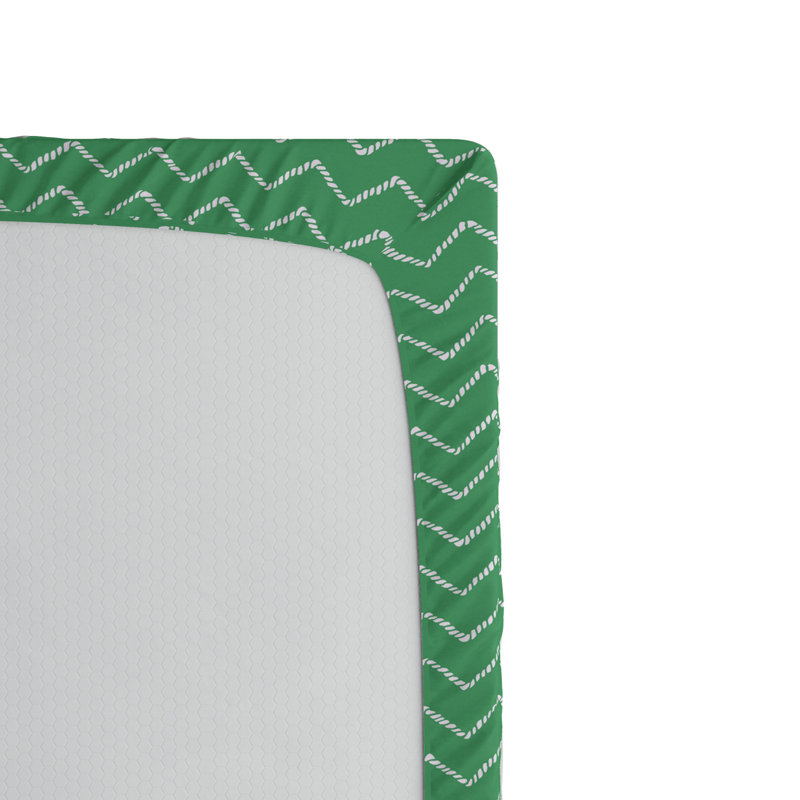 Microfiber Chevron Fitted Sheet, Full Fitted Sheet