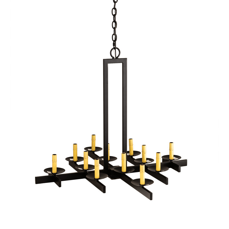 Brevan 12 - Light Dimmable Geometric Chandelier