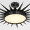 Soleil 1 - Light LED Semi Flush Mount by Suzanne Kasler