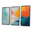«Blue and Orange Paint Expression 2», art mural abstrait-1885835806-1885835800