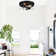 Black Embedded Pendant Light