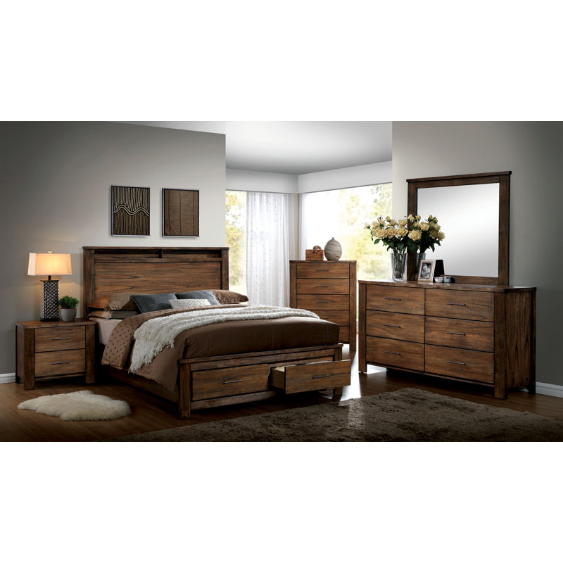 Commode double 6 tiroirs avec miroir Wrigley