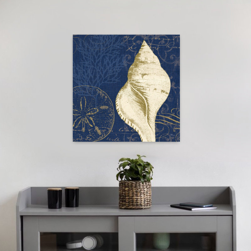 Coastal Moonlight IV bleu sarcelle, art côtier abstrait, H 18 po x l 18 po