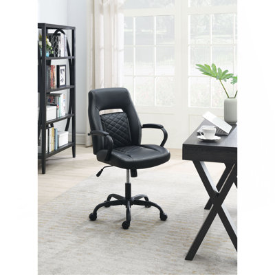 Chaise de bureau en similicuir