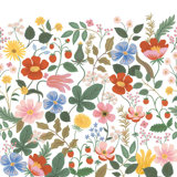 Strawberry Fields 10' L x 108" W Peel and Stick Wallpaper