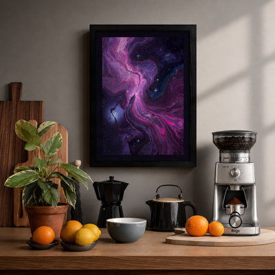 Cosmic Nebulae Modern - Framed Print
