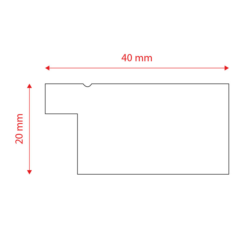 Roven Wall Mirror, 77cm H x 58cm W