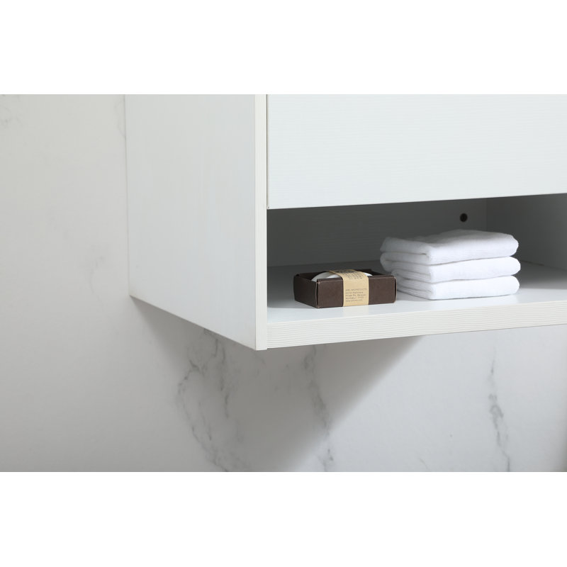 Meuble-lavabo simple 24 po, Blanc