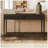 Fluted 2-Drawer Storage Console Table