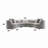 Sectional Sofa w/9 Pillows