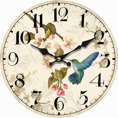 Aleysia Wood Wall Clock