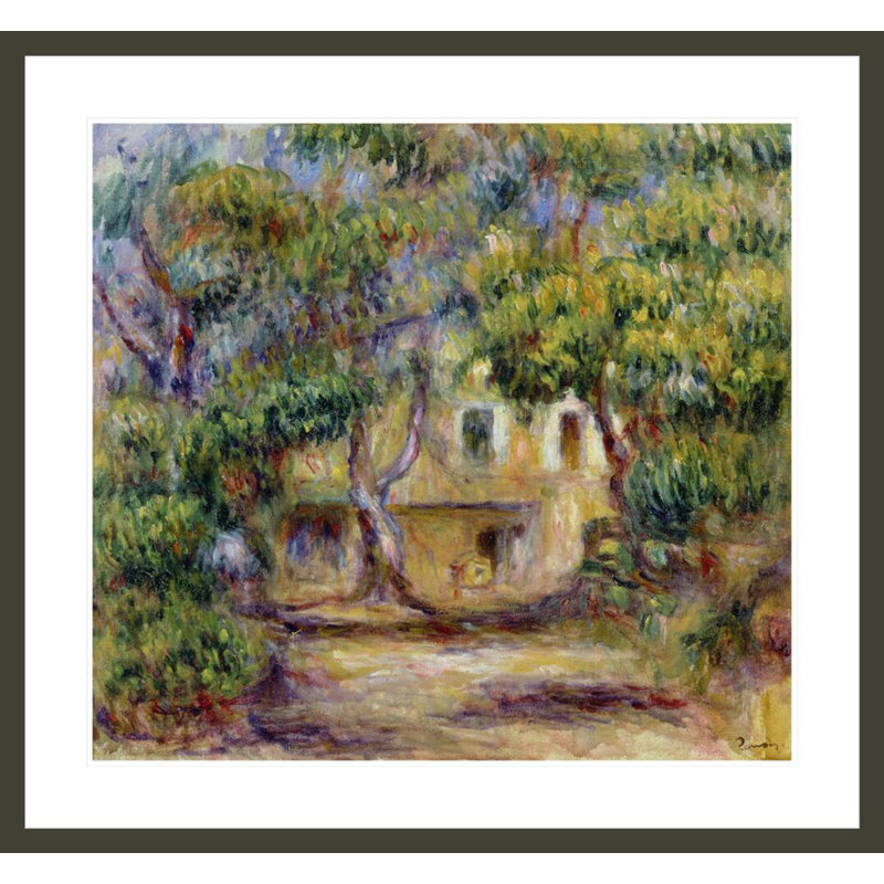 La ferme des Collettes, Pierre-Auguste Renoir, impression giclée sur cadre, H 33,5 po x l 35,99 po